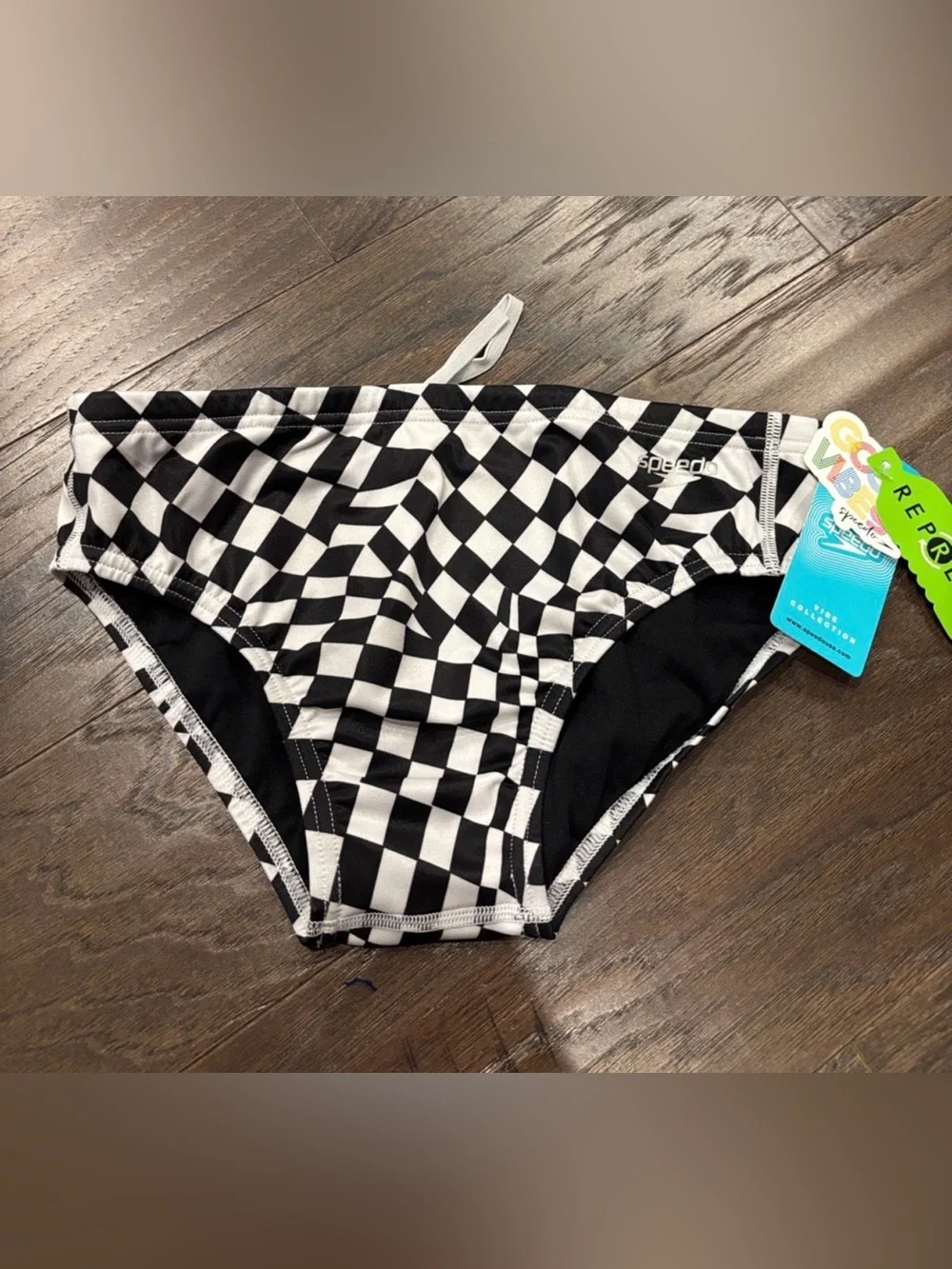 Speedo Vibe Collection Eco Endurance chlorine resist,swim briefs,drawcord